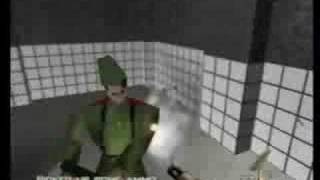 Goldeneye N64 02 Facility cheat [upl. by Tilagram609]