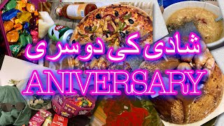 HOW WE CELEBRTE OUR 2nd WEDDING ANIVERSARY❤️🇬🇧🎉🥮🎁شوہر نے تحفہ میں کیا دیا؟۔ [upl. by Groome]