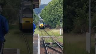 GWR Castle Class HST arriving at Dunster Station West Somerset Railway 24092023 [upl. by Marmion624]