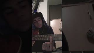 How to play joji worldstar money on guitar EASY [upl. by Ahsinid207]