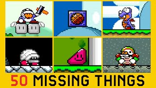 50 SMW Things missing from Super Mario Maker 2 Part 1 [upl. by Adalheid]