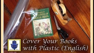 How to Cover Your Book with Plastic English [upl. by Anahahs472]