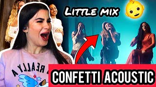 Little Mix  Confetti Acoustic  REACTION [upl. by Magena]