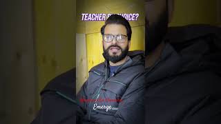 Kar Khursheed Alam  Chemistry Mentor  Emerge Srinagar  student iitjee neet motivation [upl. by Stock]