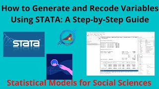 How to Generate and Recode Variables Using STATA [upl. by Boj]