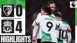 Darwin amp Diogo Double  Bournemouth 04 Liverpool  Highlights [upl. by Anatolio]