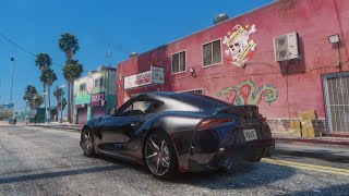 How to improve GTA 5 graphics using free ENB and NaturalVision Evolved Graphics Showcase [upl. by Nahtannhoj]