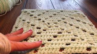 crochet filet blanket or squares [upl. by Heti]