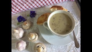 Cream of Mushroom Soup Campbell and Maggi Mushroom Soup Recipe by KKSN EasyCooking [upl. by Muryh]