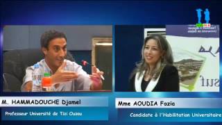 Débat autour de la soutenance d’Habilitation Universitaire par  Dr RAHMOUNEAOUDIA Fazia  part 1 [upl. by Cleve]