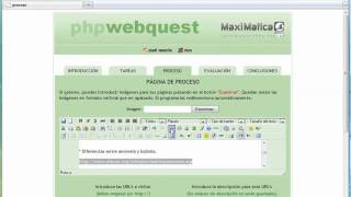 Tutorial  Crear y explorar un webquest [upl. by Esorylime]