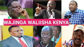 WAJINGA WALIISHA UHURU RUTO RAILA LONYANGAPUO NGANGA [upl. by Kcirdek]