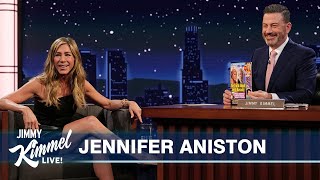 Jennifer Aniston Addresses the Many Rumors About Her amp She Brings Out Her Dog Clyde [upl. by Eekcaj]