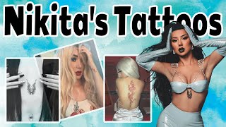 Nikita Dragun  Updated Tattoo Collection [upl. by Fugate61]