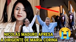 Venezuela cae en llanto por desaparición de coordinadora de María Corina [upl. by Draper]