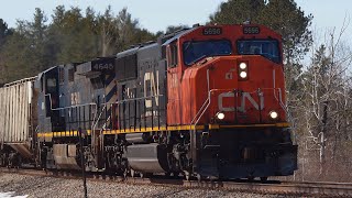 BLUE BCOL BEAUTY Awesome Weekend of Railfanning Featuring BCOL 4645 Intense Fog BNSF UP amp More [upl. by Naujid]