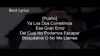 Miky Woodz  CellPhone Ft Juhn amp Pusho Letra Lyrics [upl. by Llerahc]