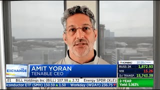 Tenable CEO Amit Yoran discusses AI and preventive security on CNBC [upl. by Ennovyhs608]