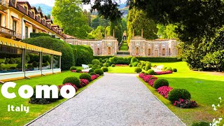 4K  Walking Tour in COMO Italy  Lake Como  Cathedral of Como Duomo di Como [upl. by Sirk]