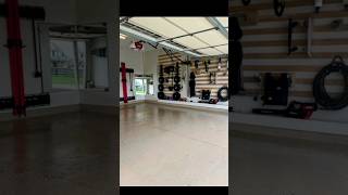 epoxying my garage gym floor preparation is the most important step diy garagegym diyproject [upl. by Siblee617]