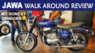 JAWA amp 42 Walk Around Review  My Honest Opinions After Seeing it in Real  Ajith The Travel Buddy [upl. by Daniell]