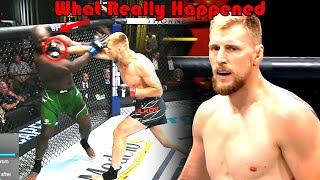 1ST RD TKO What Really Happened Alexander Volkov vs Jairzinho Rozenstruik [upl. by Aianat538]