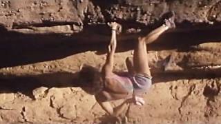 Catherine Destivelle  Awesome free solo climbing in Mali Seo  escalade solo intégral [upl. by Ayotaj138]