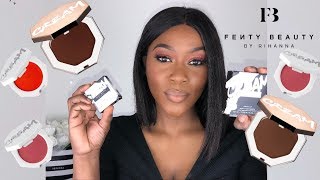 Fenty Beauty Foundation Review  Swatches 440 vs 450 [upl. by Nenad75]