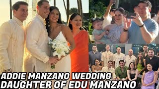 KASAL NG KAPATID Ni LUIS MANZANO  DAUGHTER OF EDU MANZANO amp RINA SAMSON  ADDIE MANZANO WEDDING [upl. by Johnsson]