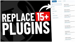 Replace 15 WordPress Plugins With WP Extended [upl. by Tad]