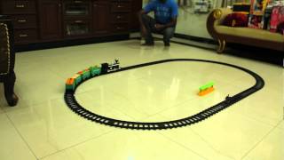 Radio Control Big Train With Music amp Sound Super Power High Speed 33 Pcs Set [upl. by Tenn]