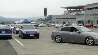 NISSAN SKYLINE FESTIVAL in FUJI SPEEDWAY スカイラインパレードランへ Vol4 20120708 [upl. by Mozart277]