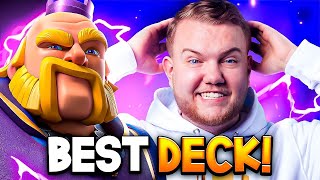 NEW ROYAL GIANT DECK DESTROYS THE BEST PLAYERS IN THE WORLD  Clash Royale [upl. by Bab145]