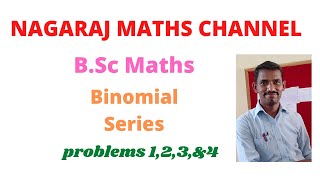 Binomial Series Problems [upl. by Nrojb]