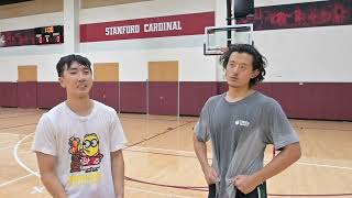 D1 Stanford vs D3 Caltech 1v1 Basketball [upl. by Reyem]