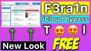 FREE iCloud Bypass Tool F3ra1n in new Look Still Work in 2024 [upl. by Namso]