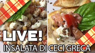 INSALATA DI CECI GRECA  CRICUCINA [upl. by Notselrahc]