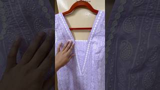 Patch wala v neck kaise Banaya  v neck design  design neck v  lace neck design [upl. by Adnohsal569]