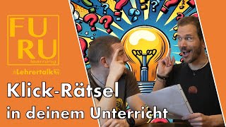 Schreiben in der Schule mit KlickRätseln in deinem DeutschunterrichtFURULehrertalk [upl. by Casia935]