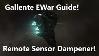 Gallente EWar Guide Remote Sensore Dampener and Warp Scrambler and also Warp Disruptor [upl. by Naro]