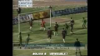 Los Goles de las Clasificatorias  Eliminatorias Sudamericanas Rumbo a Francia 1998 IDA [upl. by Felizio]