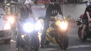 Suzuki GSXR Burnout Hayabusa BMW S1000RR CBR600RR and more  Bikers 37 [upl. by Umeko28]