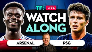 ARSENAL vs PSG LIVE with Mark Goldbridge [upl. by Attenaj577]