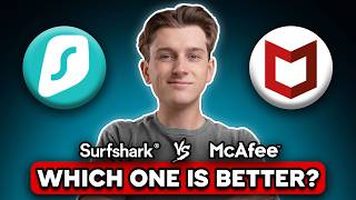 Surfshark vs McAfee Which VPN is Better [upl. by Dorry]