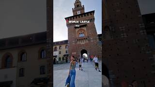 Sforza Castle is a historical and cultural monument in Milan sforzacastle shorts milan monu [upl. by Annoit]