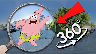 Find Patrick Star  Patrick Star  SpongeBob SquarePants  Finding Challenge 360º VR Video  TDC Tan [upl. by Aitret21]