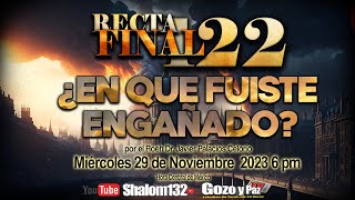 ⚠️¿EN QUE FUISTE ENGAÑADO❗❗ RECTA FINAL 122 por el Roeh Dr Javier Palacios Celorio EN VIVO [upl. by Monro]