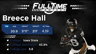 Rookie Draft Profile RB Breece Hall [upl. by Einalem690]