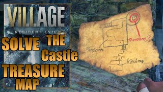 Resident Evil Village  Solve Treasure Map  Caste Dimitrescu amp Obtain Azure Eye Special Chambers [upl. by Bergh]