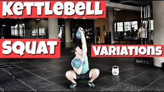 Kettlebell Squat Variations  How to Improve Your Squat [upl. by Aissila705]